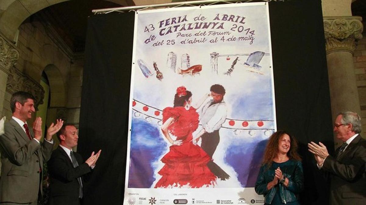 Presentació del cartell de la Fira d’Abril de Catalunya 2014.