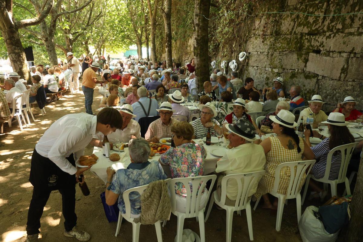 El recinto del almuerzo campestre.