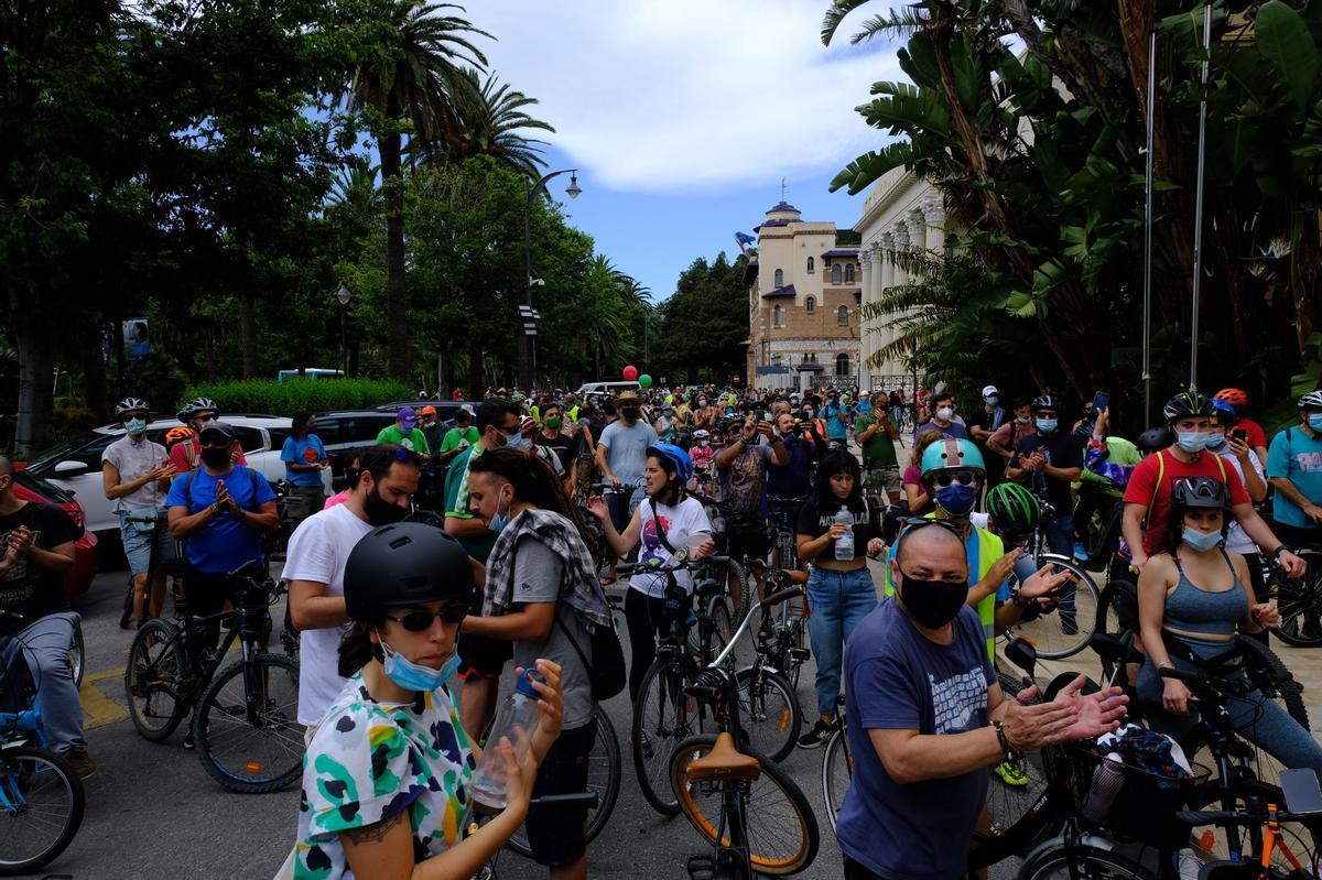 Bicifestación: Miles de ciclistas se manifiestan en Málaga por una movilidad sostenible