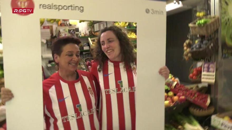 Así se hizo la campaña de presentación de las camisetas del Sporting