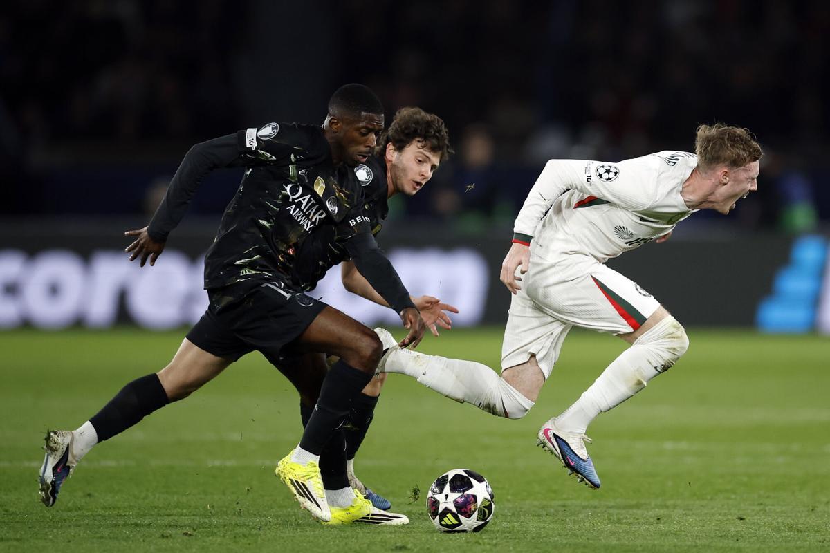 Dembélé, ante Palmer