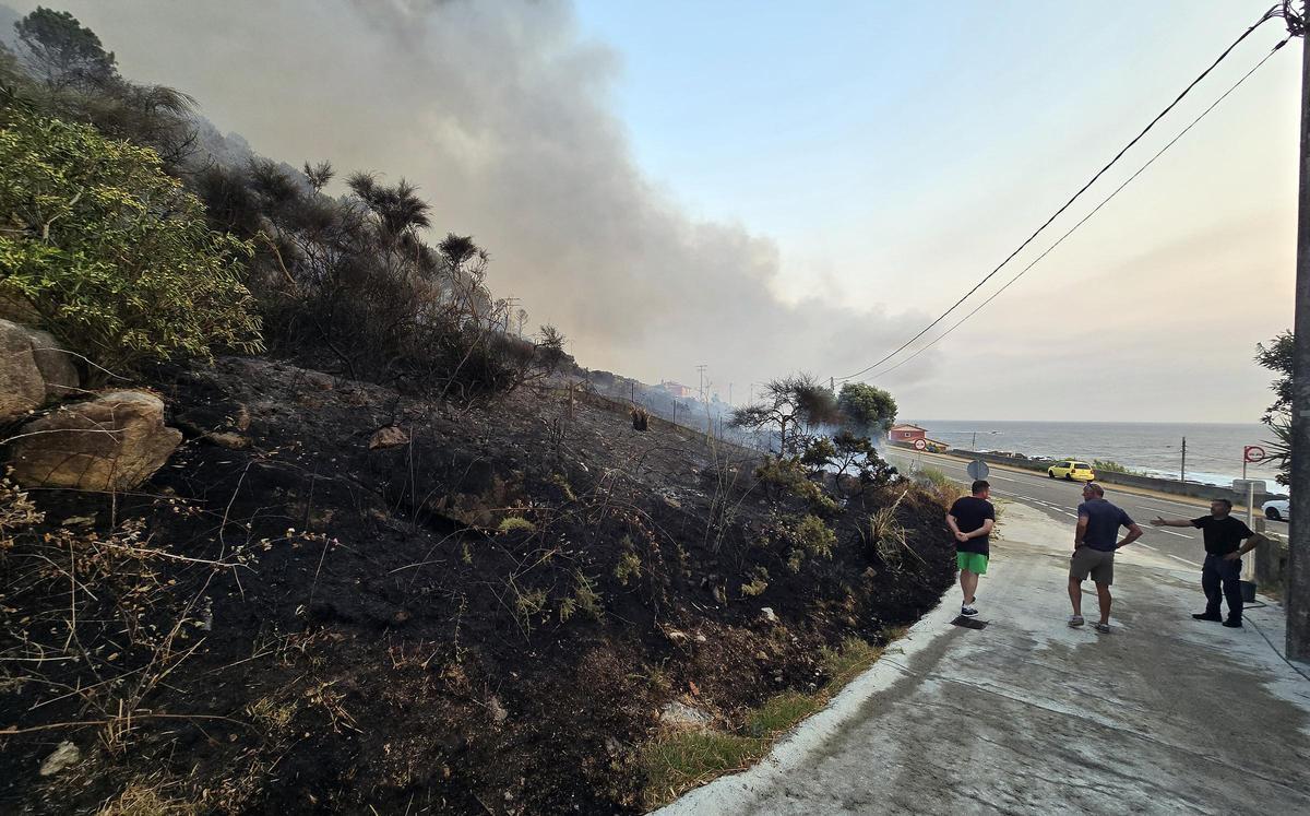 Situación de los incendios activos en Galicia el jueves 21 de agosto