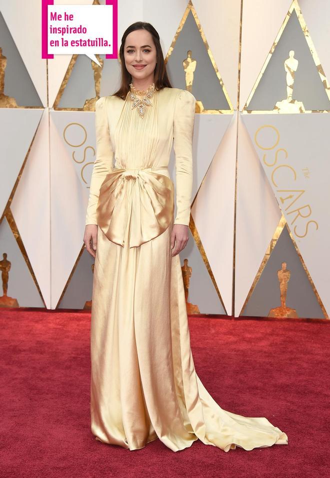 Oscar 2017: Dakota Johnson, de Gucci