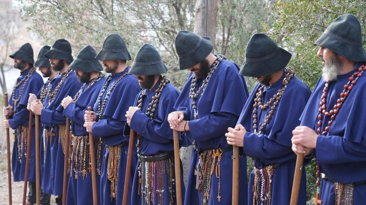 Imagen de una edición anterior de la rogativa de los Pelegrins de Les Useres.