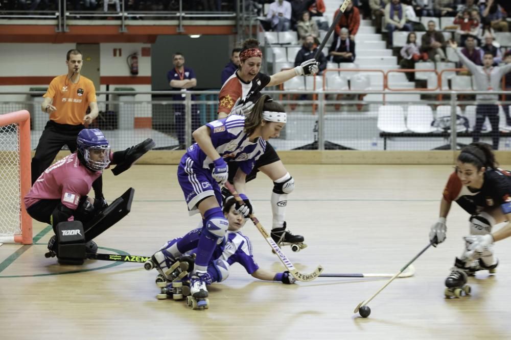 Final de la Copa de Europa de hockey en el Palacio de Deportes de La Guía.