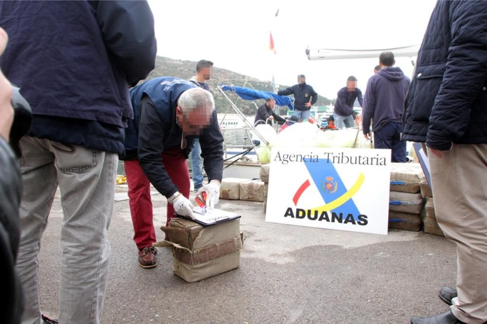 Operación antidroga en la costa de Cartagena