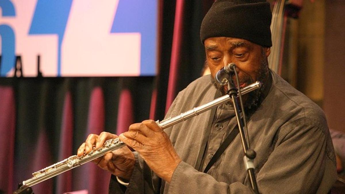 Yusef Lateef, en la Nova Jazz Cava de Terrassa en el 2007.