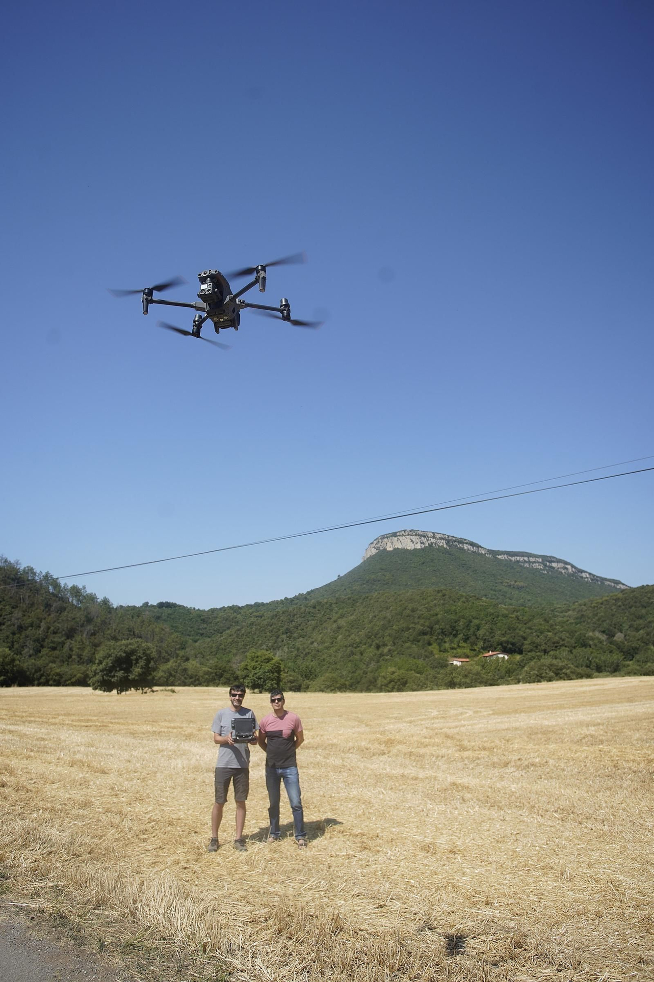 Inicien un seguiment amb drons a la Vall de Llémena per mesurar l’impacte del senglar