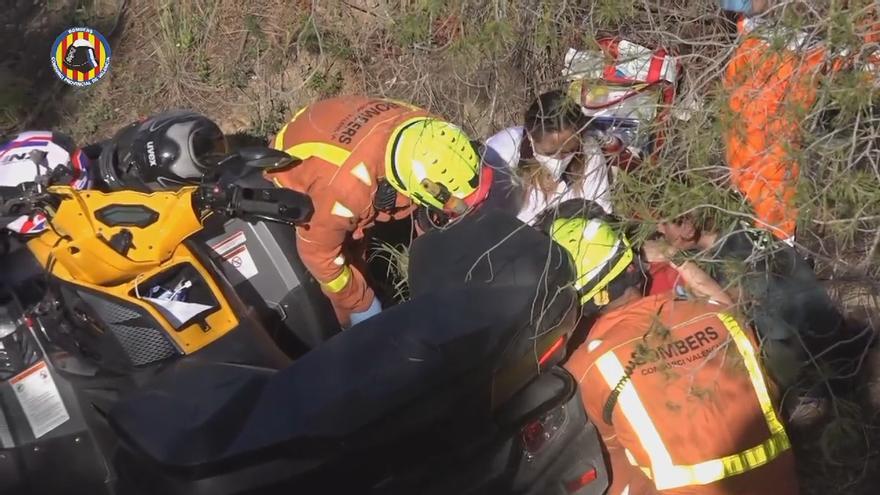 Accidente en quad en Picassent