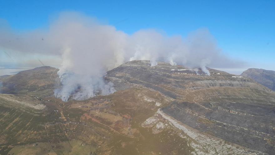 Nivel 1 en un incendio en Espinosa de los Monteros (Burgos)