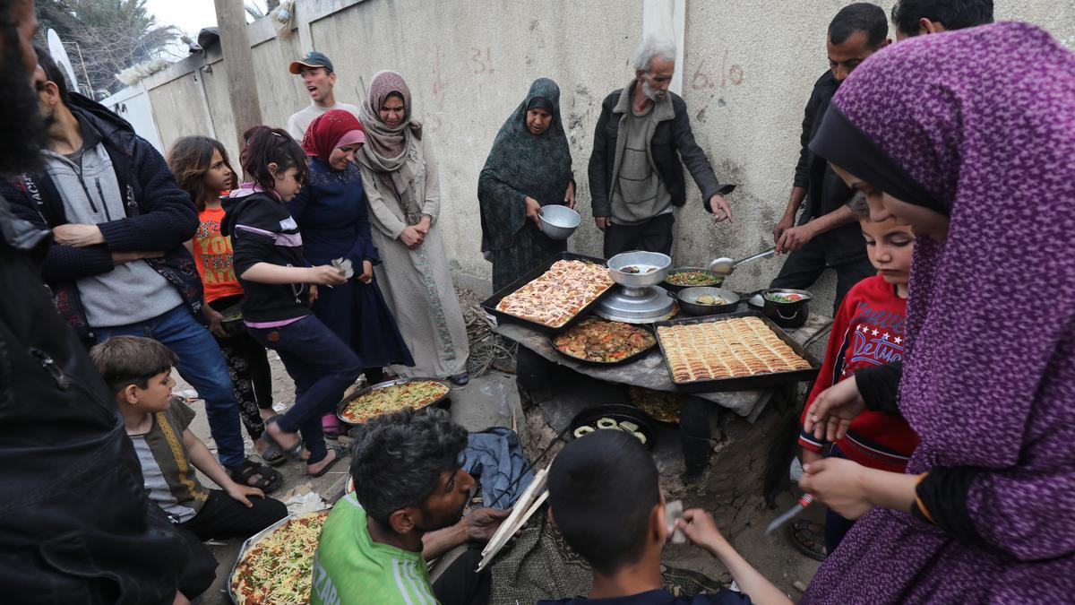 Palestinos celebran el Ramadán en Gaza