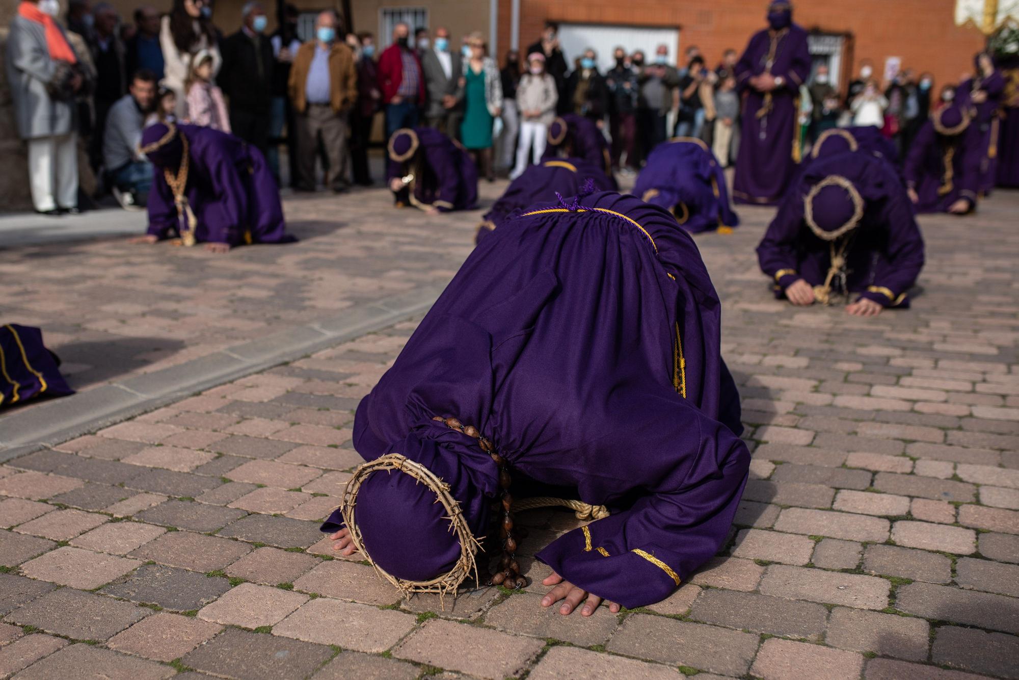 GALERÍA | La procesión de la Pasión de Fuentesaúco, en imágenes