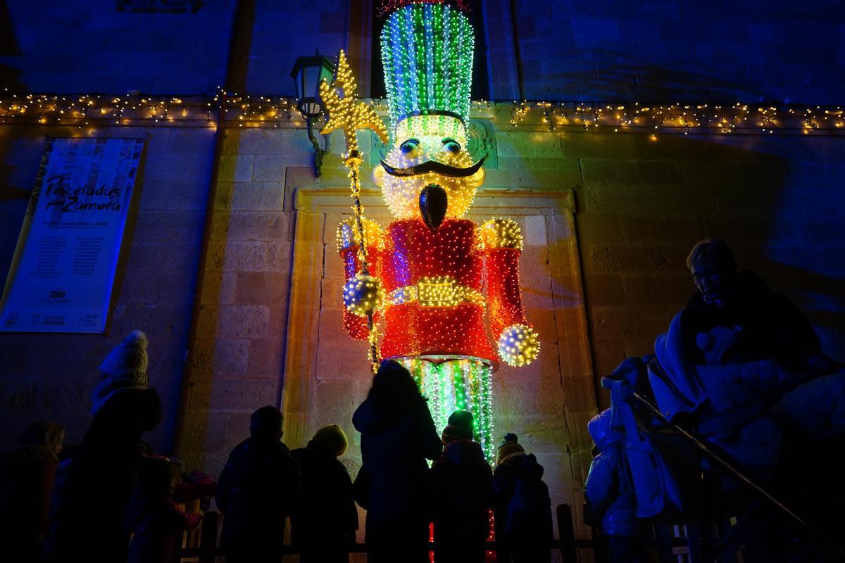 Luces de Navidad en Zamora, iluminación navideña de 2022.