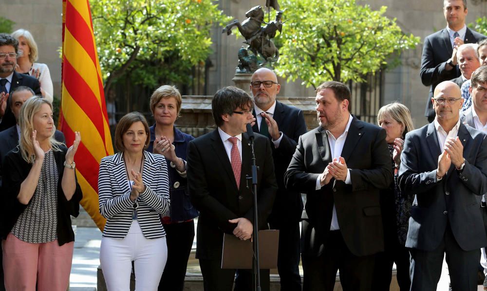 Puigdemont fixa la data i la pregunta del referèndum