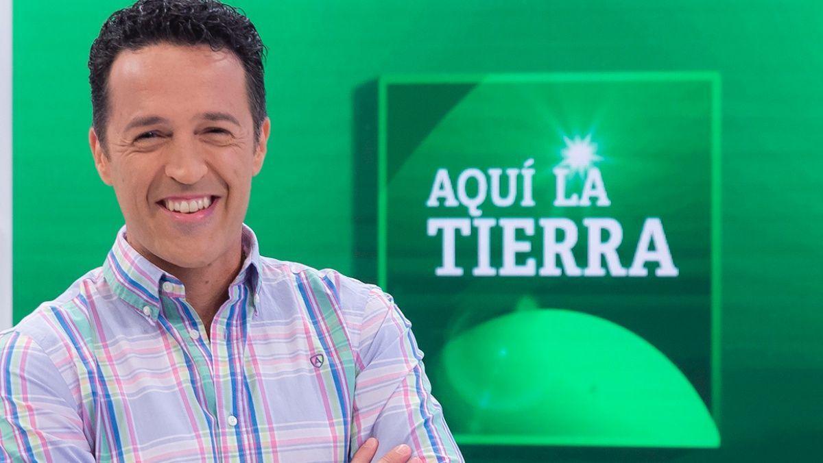 Jacob Petrus en el plató de ’Aquí la tierra'.