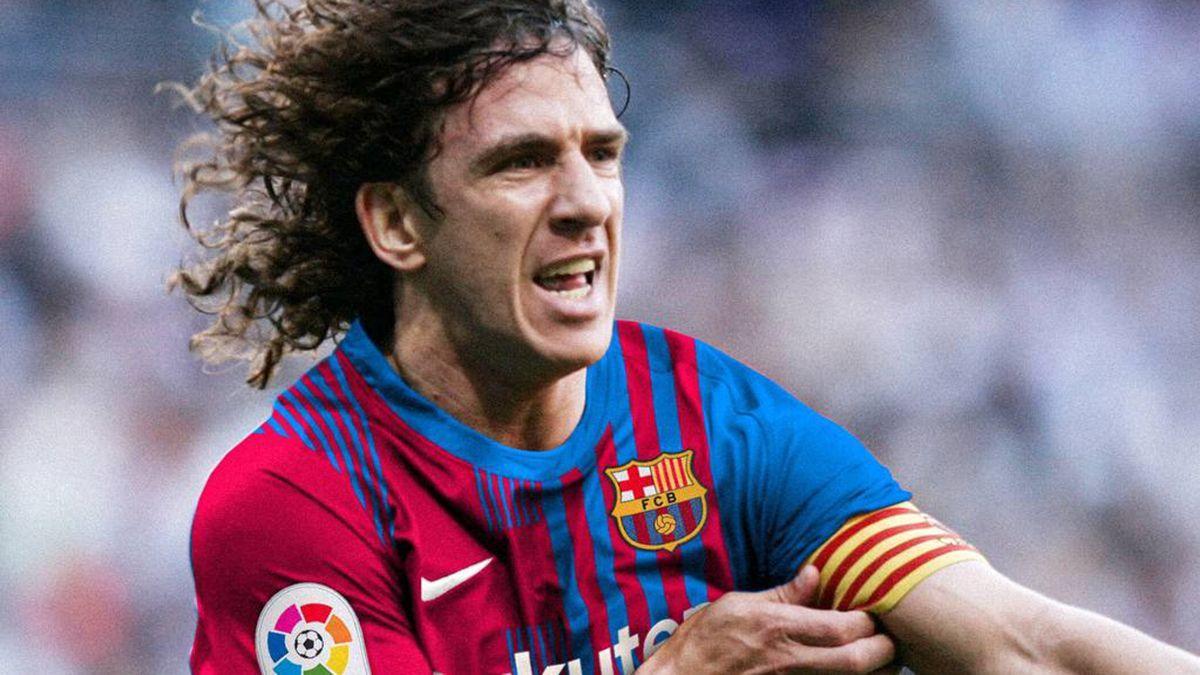 Carles Puyol, con el Barça