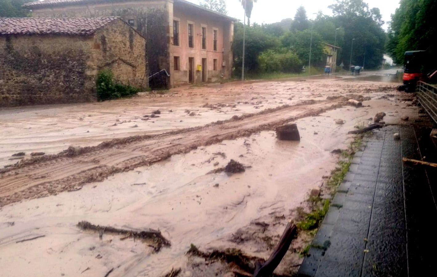 Daños ocasionados por el temporal en Riego