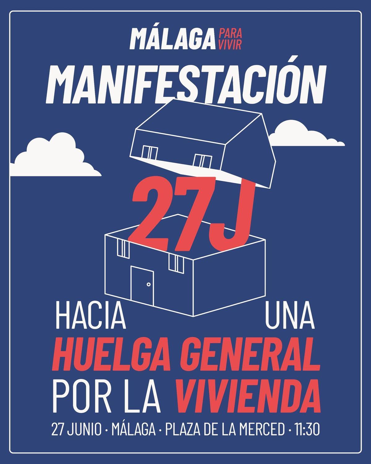 La manifestación partirá desde la Plaza de la Merced