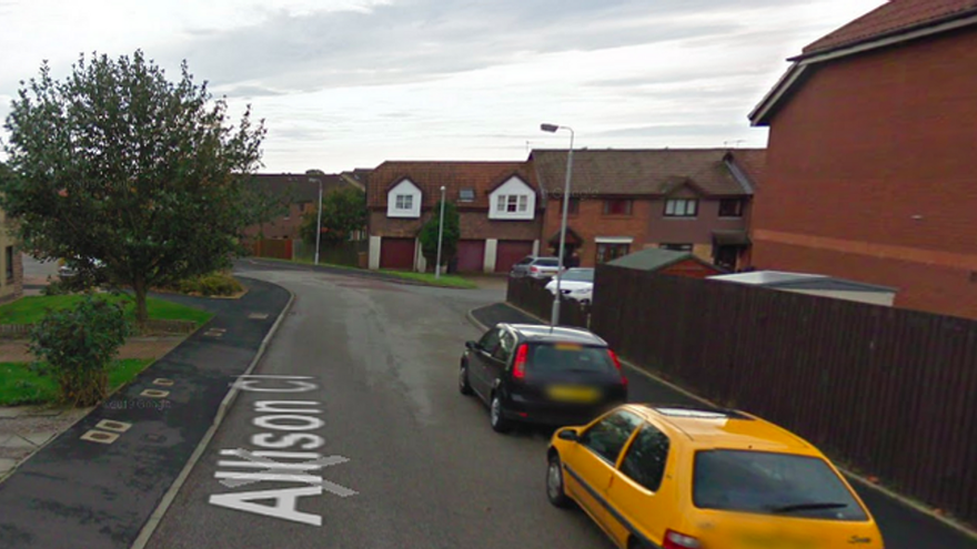 Imatge de Google Maps del carrer Allison Close (Aberdeen) on vivia la dona
