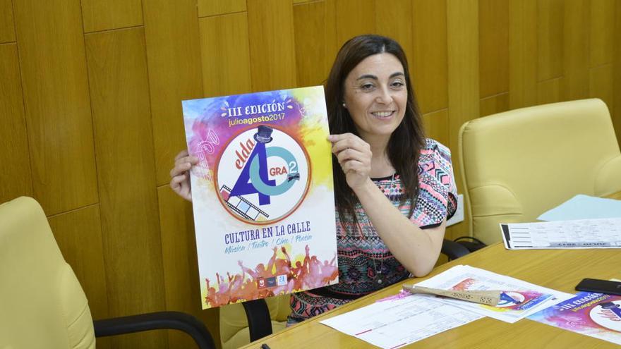 La edil durante la presentación del ciclo a finales de junio