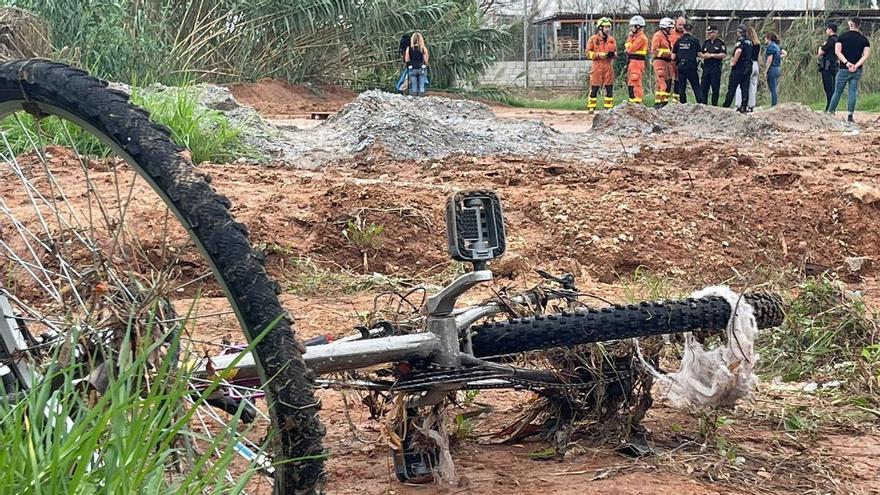 Hallan el cadáver del ciclista desaparecido en Paterna en pleno temporal
