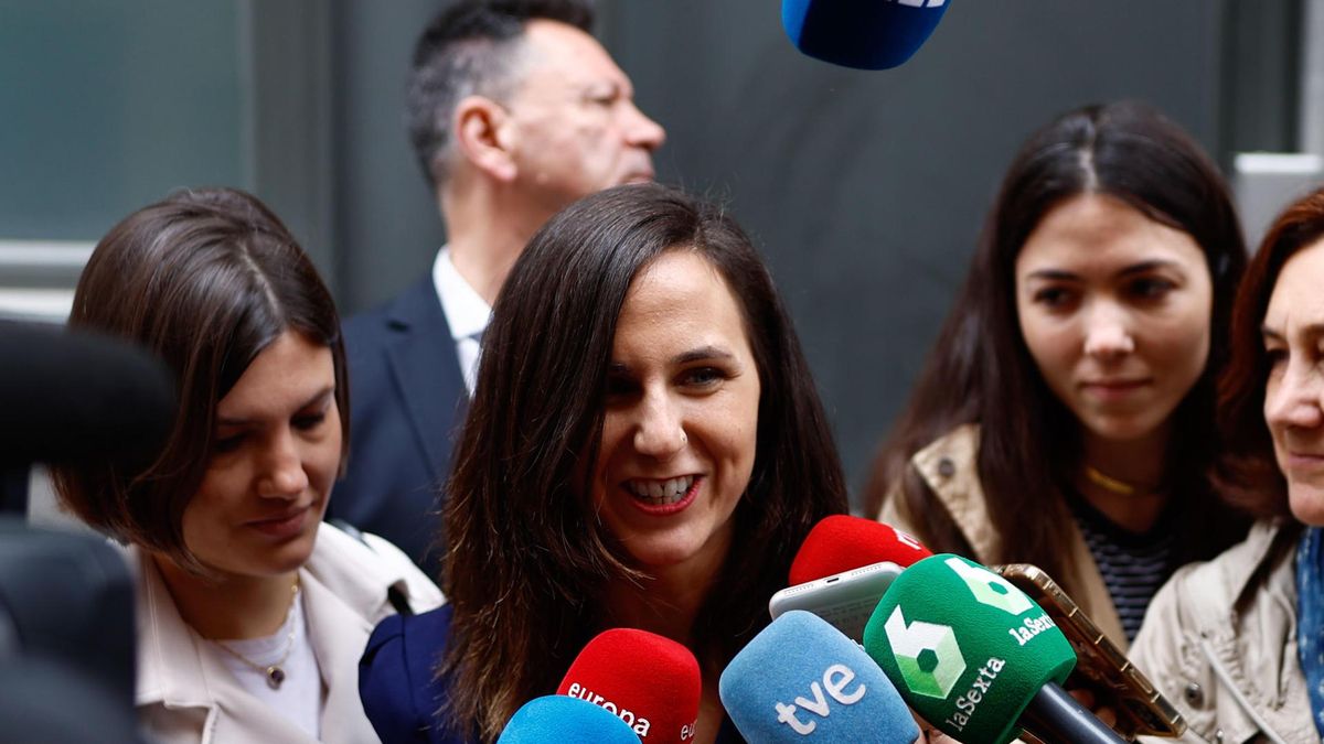 Ione Belarra en una visita institucional.