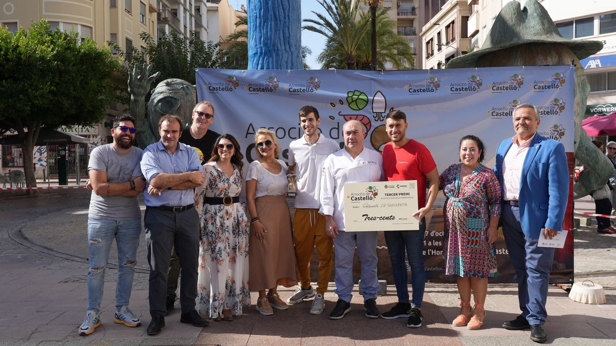 Jorge Lengua, ganador del tercer premio del concurso Arrocito de Castelló