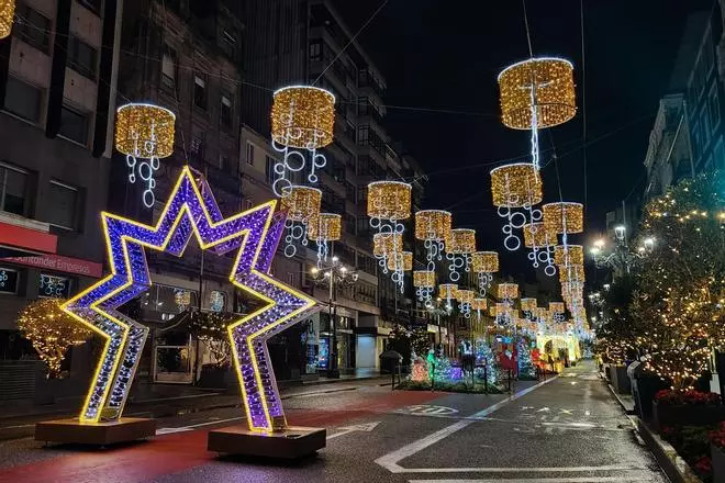 El brillo del silencio: las imágenes ¿imposibles? de la Navidad de Vigo