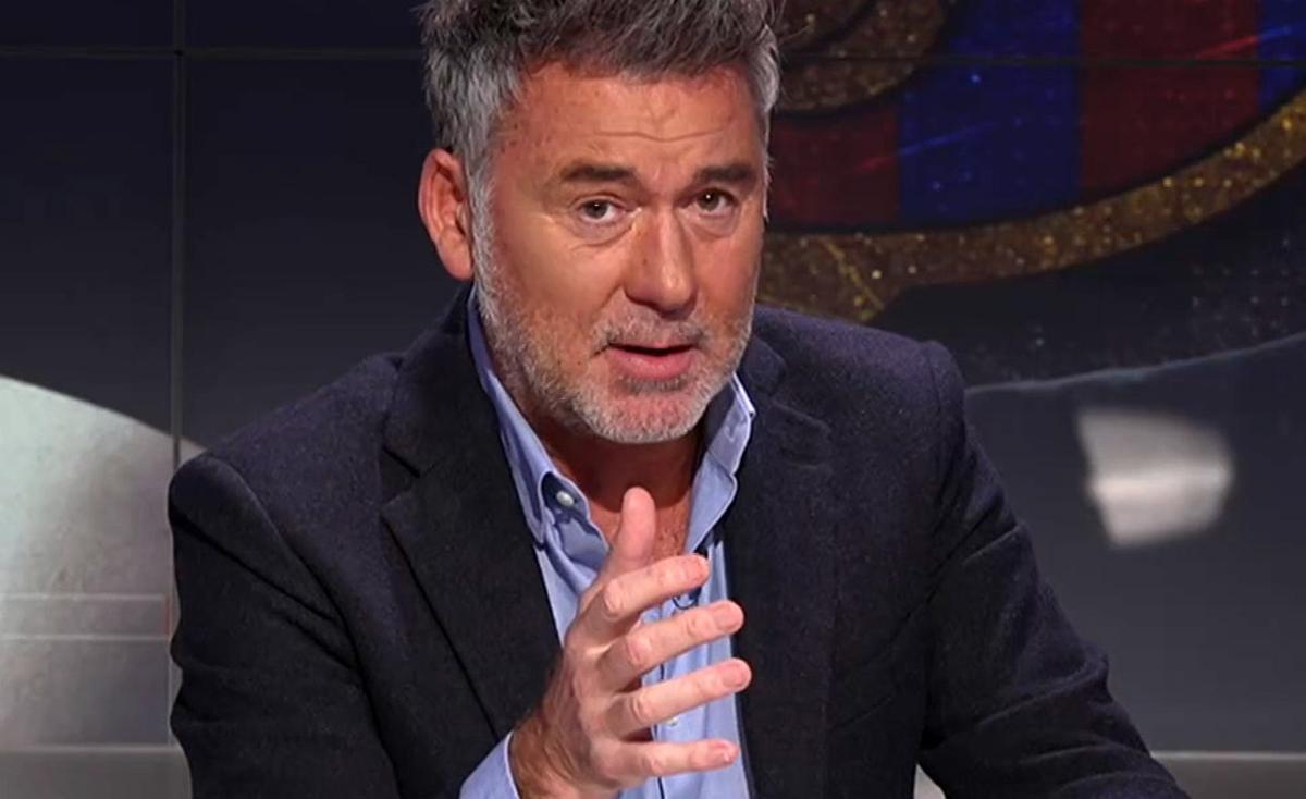 Xavier Valls, durante una emisión del programa 'Onze'.