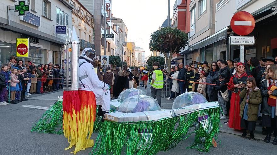 Así está el Sambódromo Meco durante la Gran Marcha do Entroido do Grove