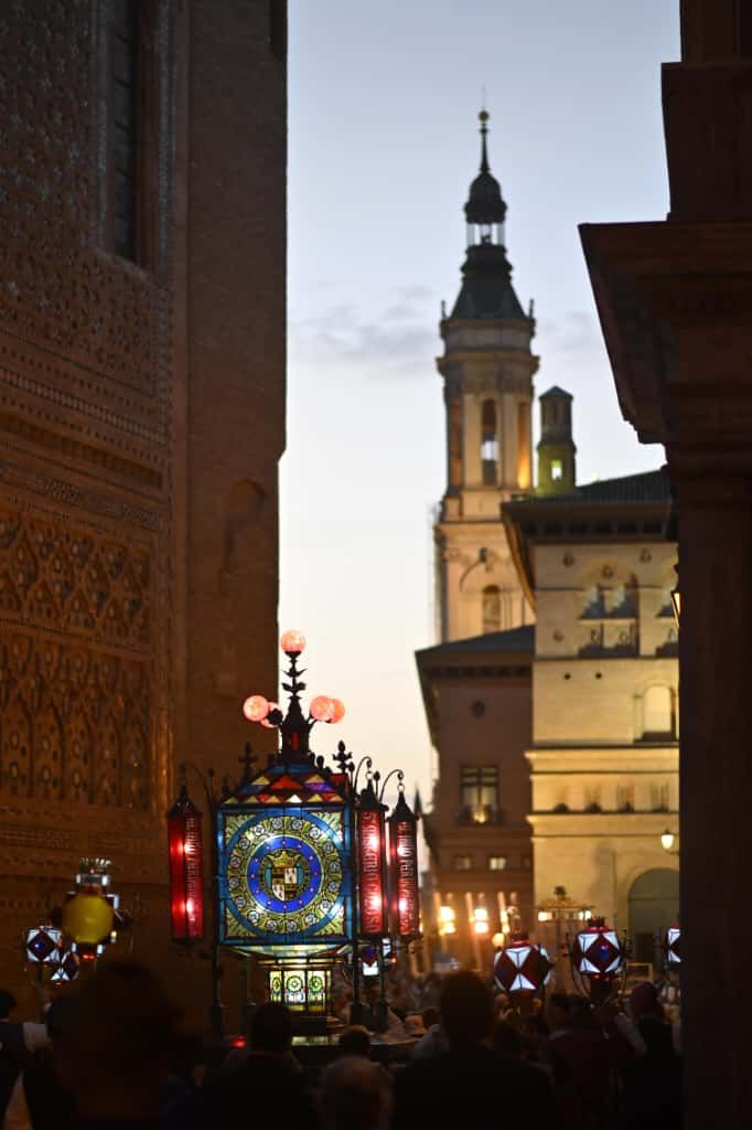El Rosario de Cristal, uno de los momentos más emocionantes de las Fiestas del Pilar