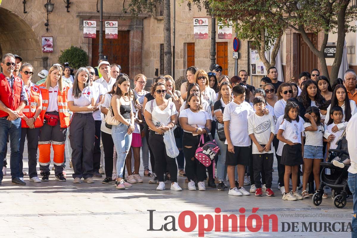 Imágenes del funeral en Caravaca de algunas de las víctimas del incendio en las discotecas de Murcia