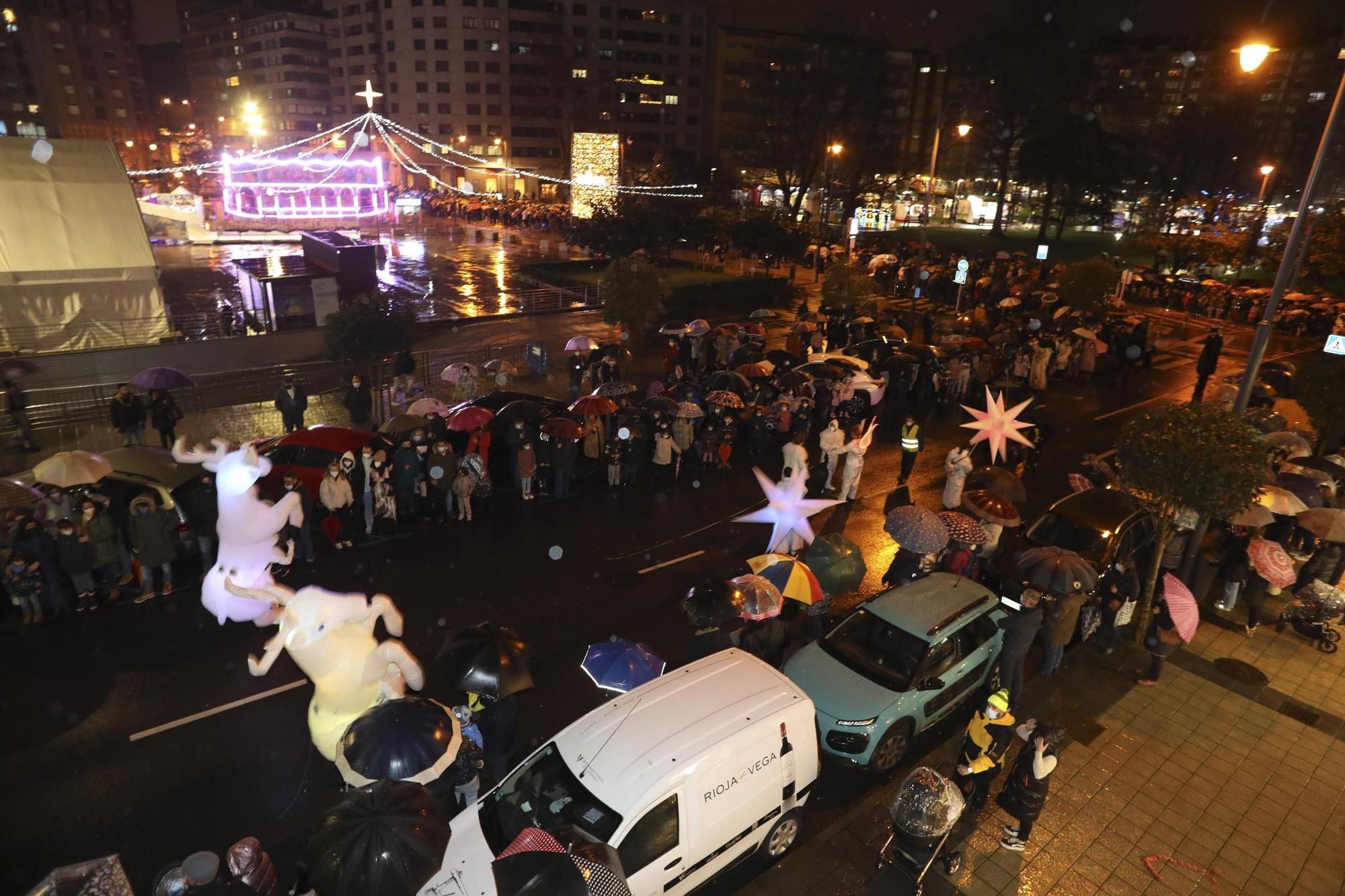 Cabalgata de Reyes Magos en Avilés