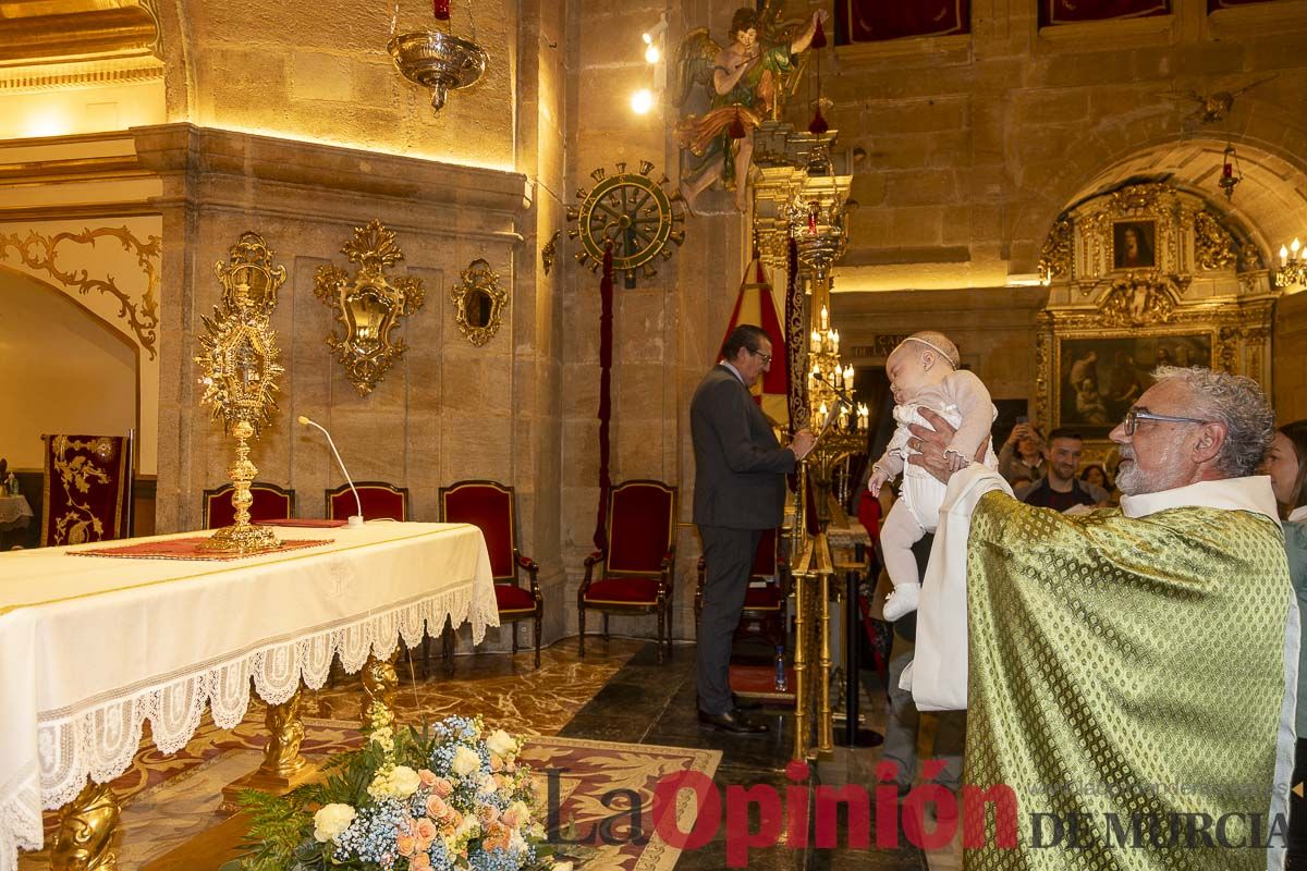 Presentación a la Vera Cruz de Caravaca de los niños nacidos en 2023