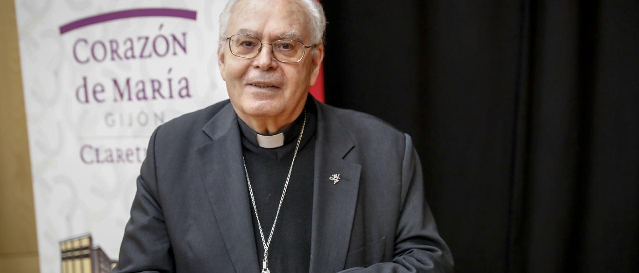 El cardenal Aquilino Bocos Merino, ayer, en el Corazón de María.