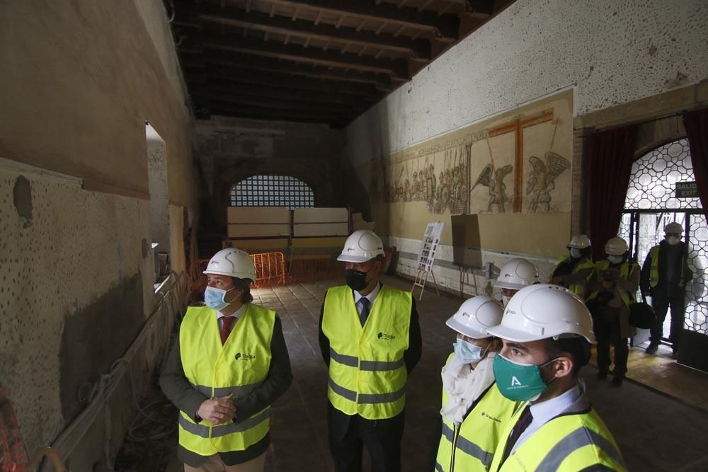 En imágenes, las obras del Palacio de Congresos de la calle Torrijos