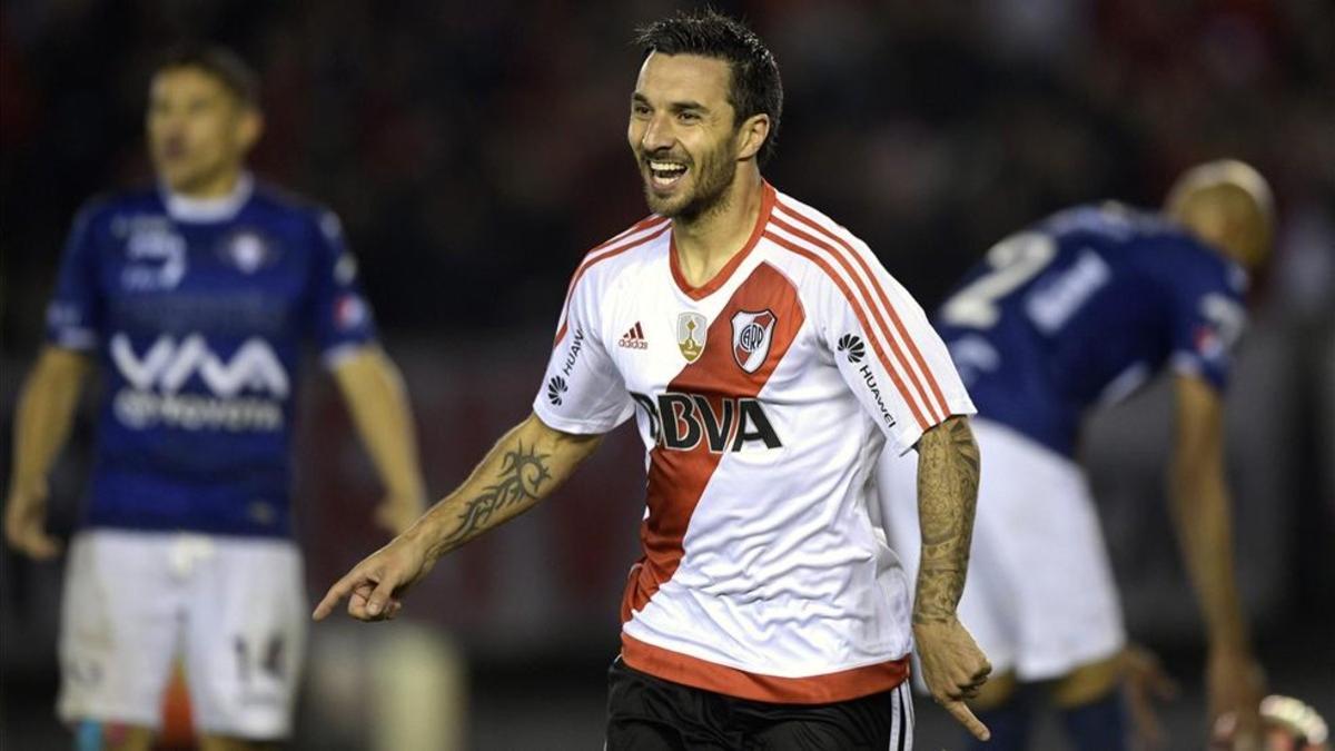 Scocco marcó cinco goles para River Plate