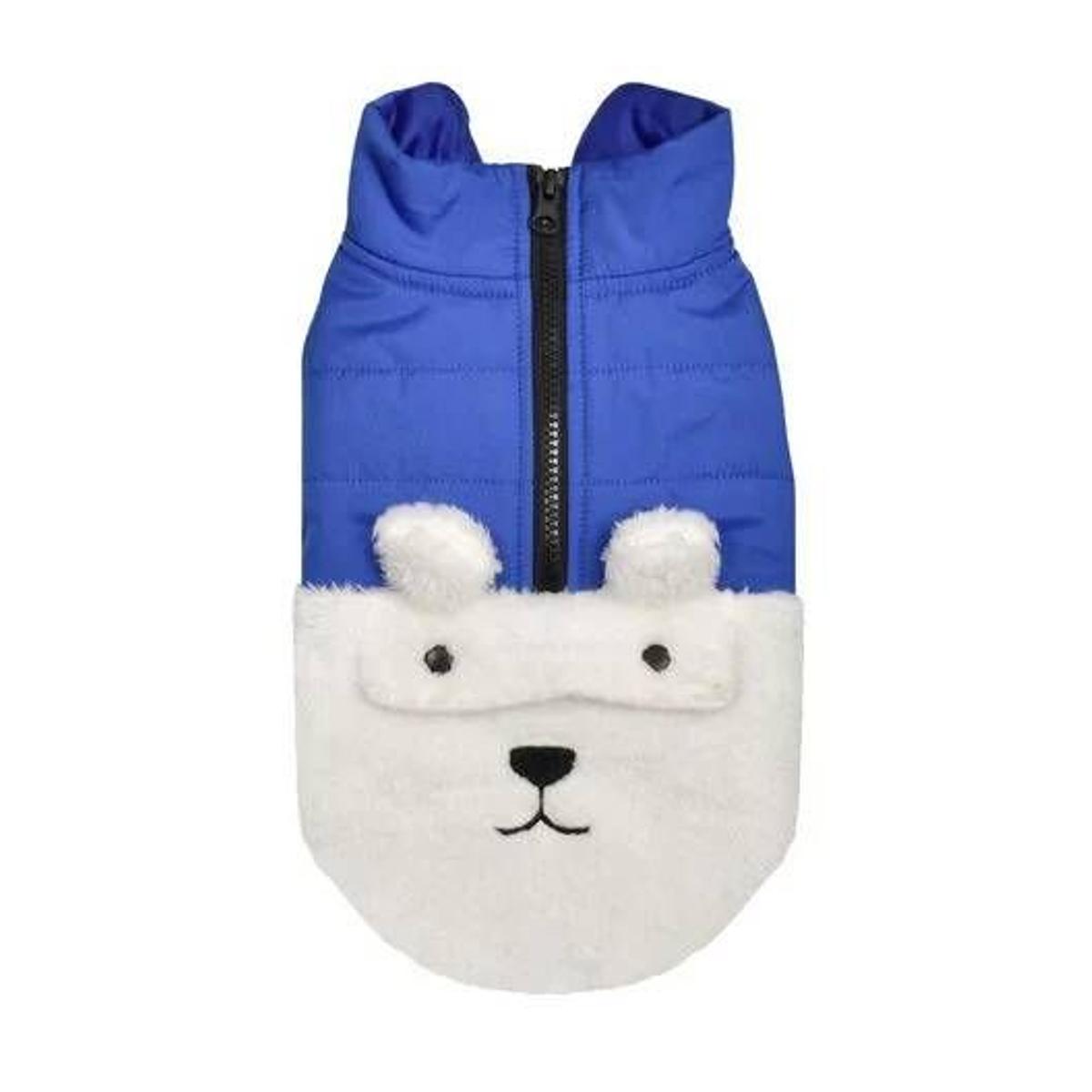 Abrigo para perros con diseño de oso polar