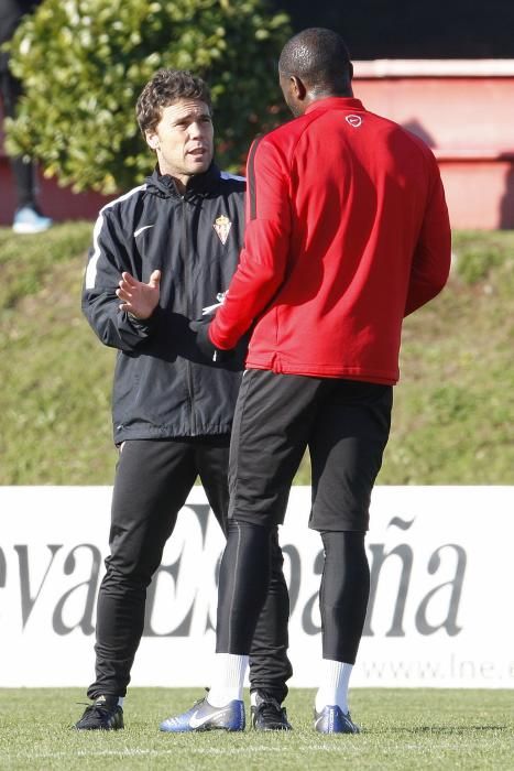 Entrenamiento del Sporting