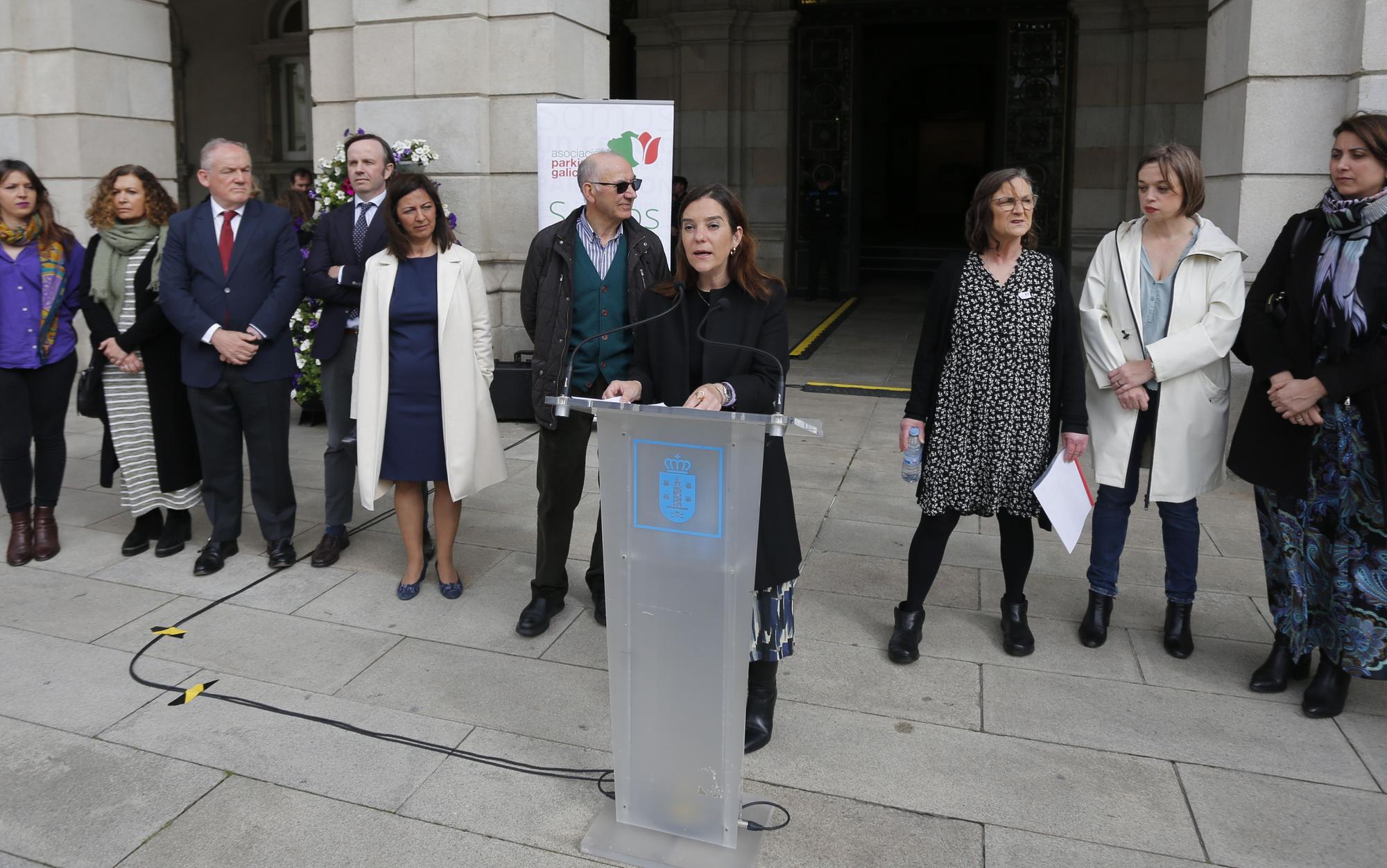 Lectura del manifiesto y acto central en A Coruña por el Día Mundial del Parkinson