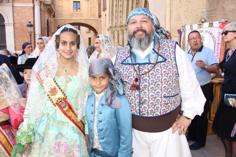 Falleras mayores 2019 en la Procesión de la Virgen