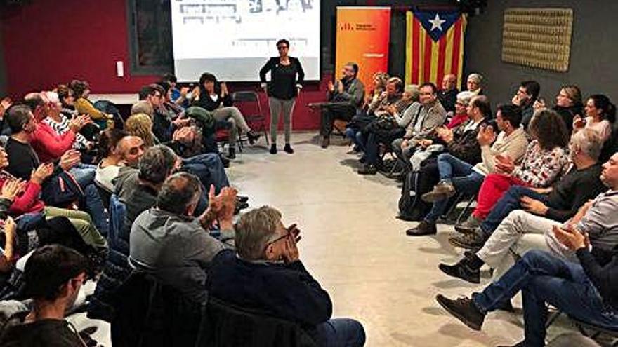 L&#039;acte d&#039;ERC ahir a Ripoll.