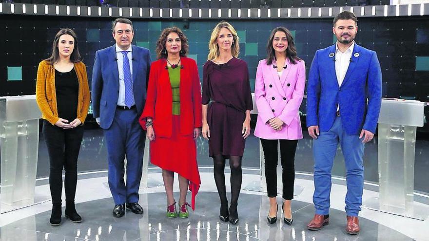 El primer debate, a seis en TVE