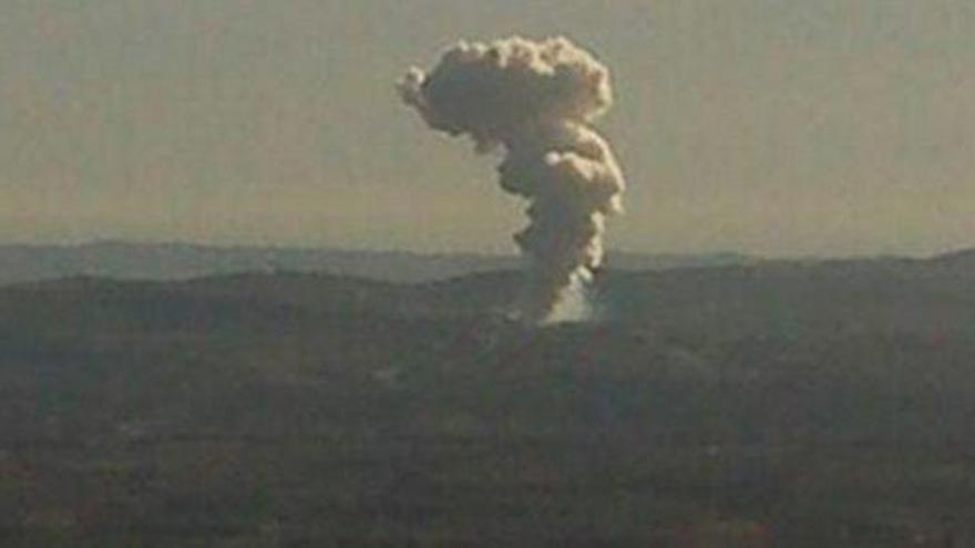 Imagen de la explosión.