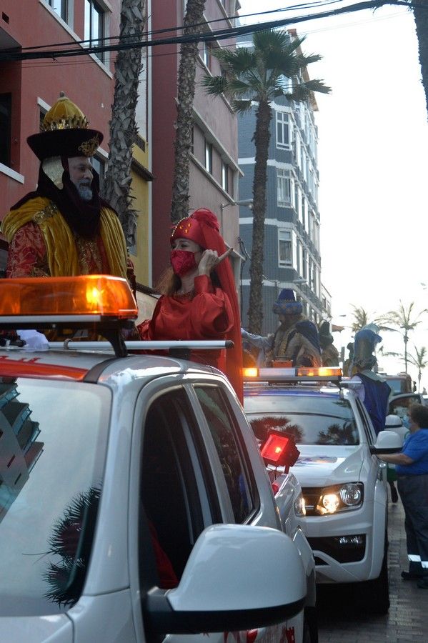 Caravana de los Reyes Magos en la capital grancanaria