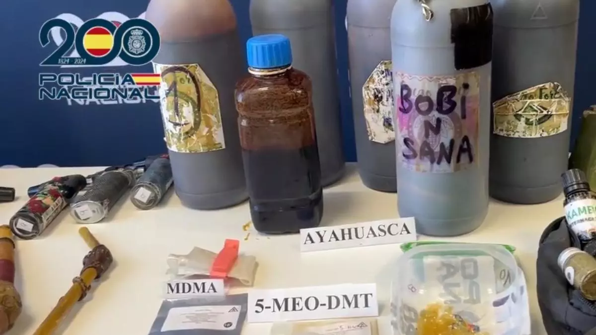 Ayahuasca, rana kambó y LSD: estas son las drogas consumidas en un retiro espiritual en Canarias