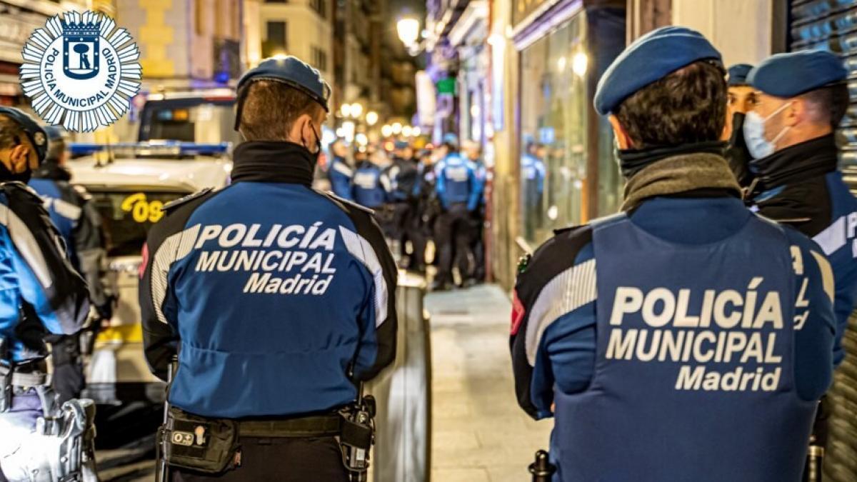 Policía municipal de Madrid en una imagen de archivo.