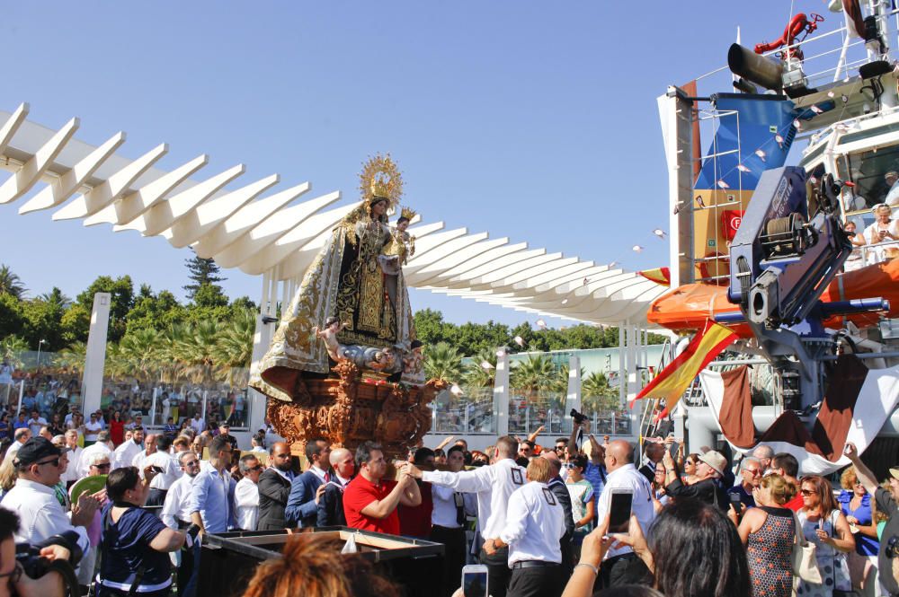 El Perchel, Huelin y la Malagueta celebran las procesiones del Carmen