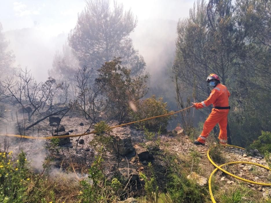 Incendio en Xàbia