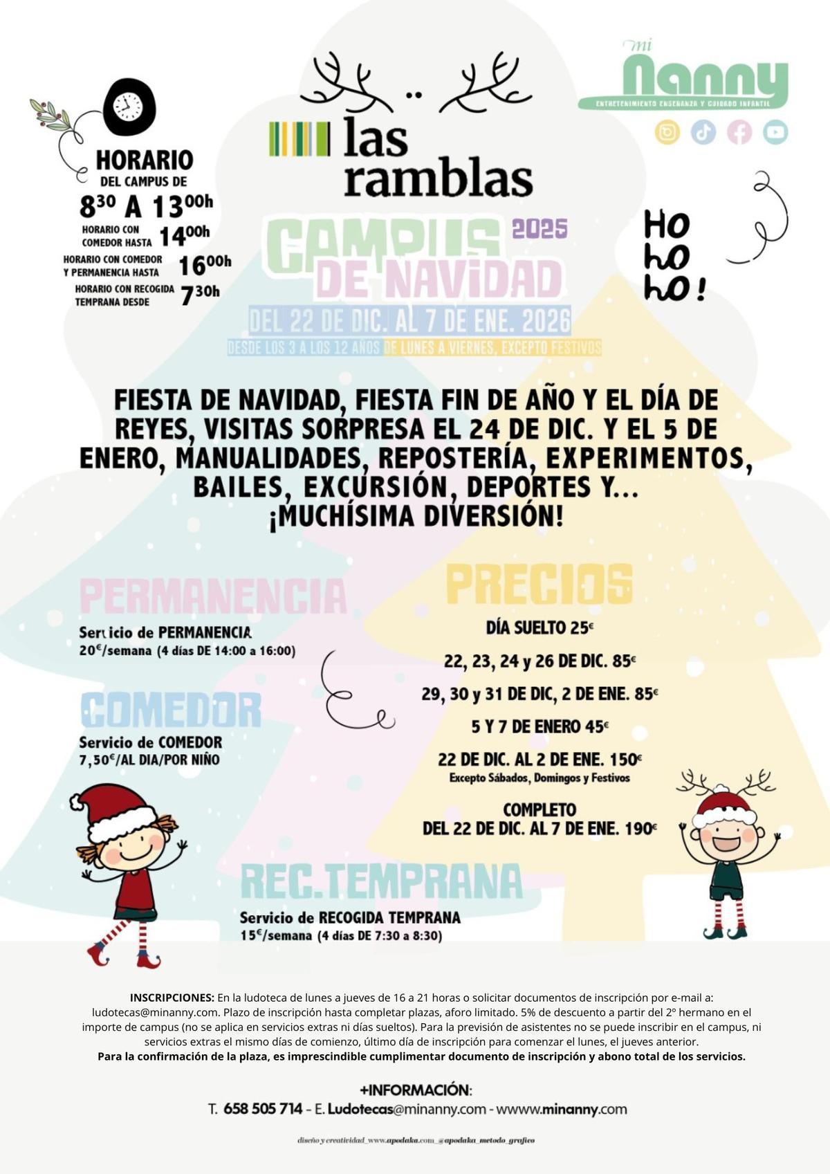 MI NANNY CAMPUS DE NAVIDAD 2025 26 RAMBLAS